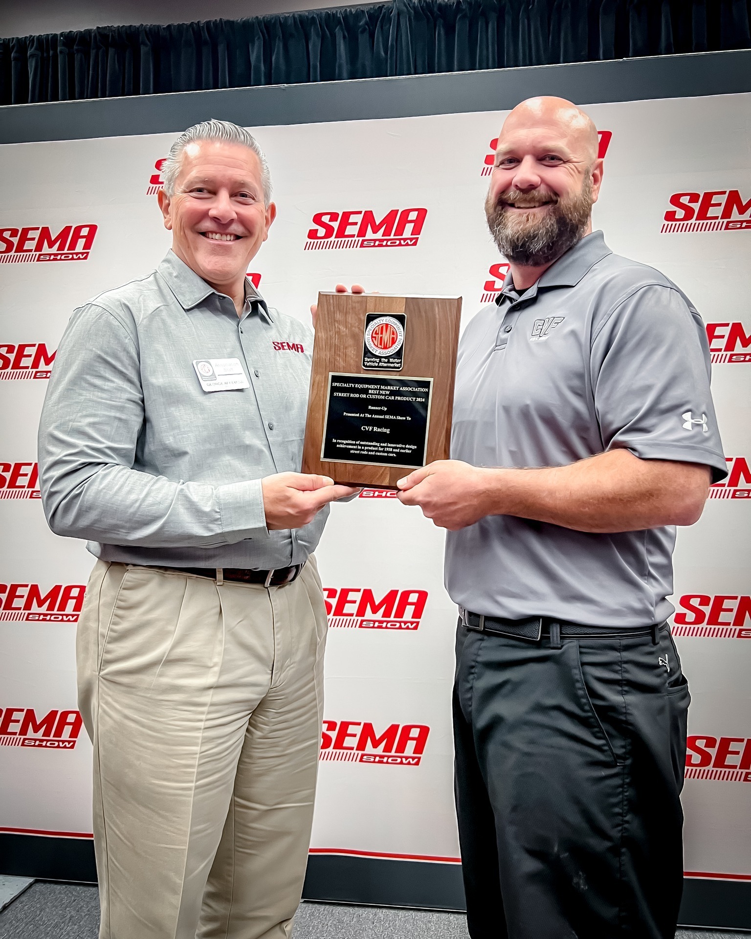 SEMA New Product Award CVF SEMA New Product Award CVF