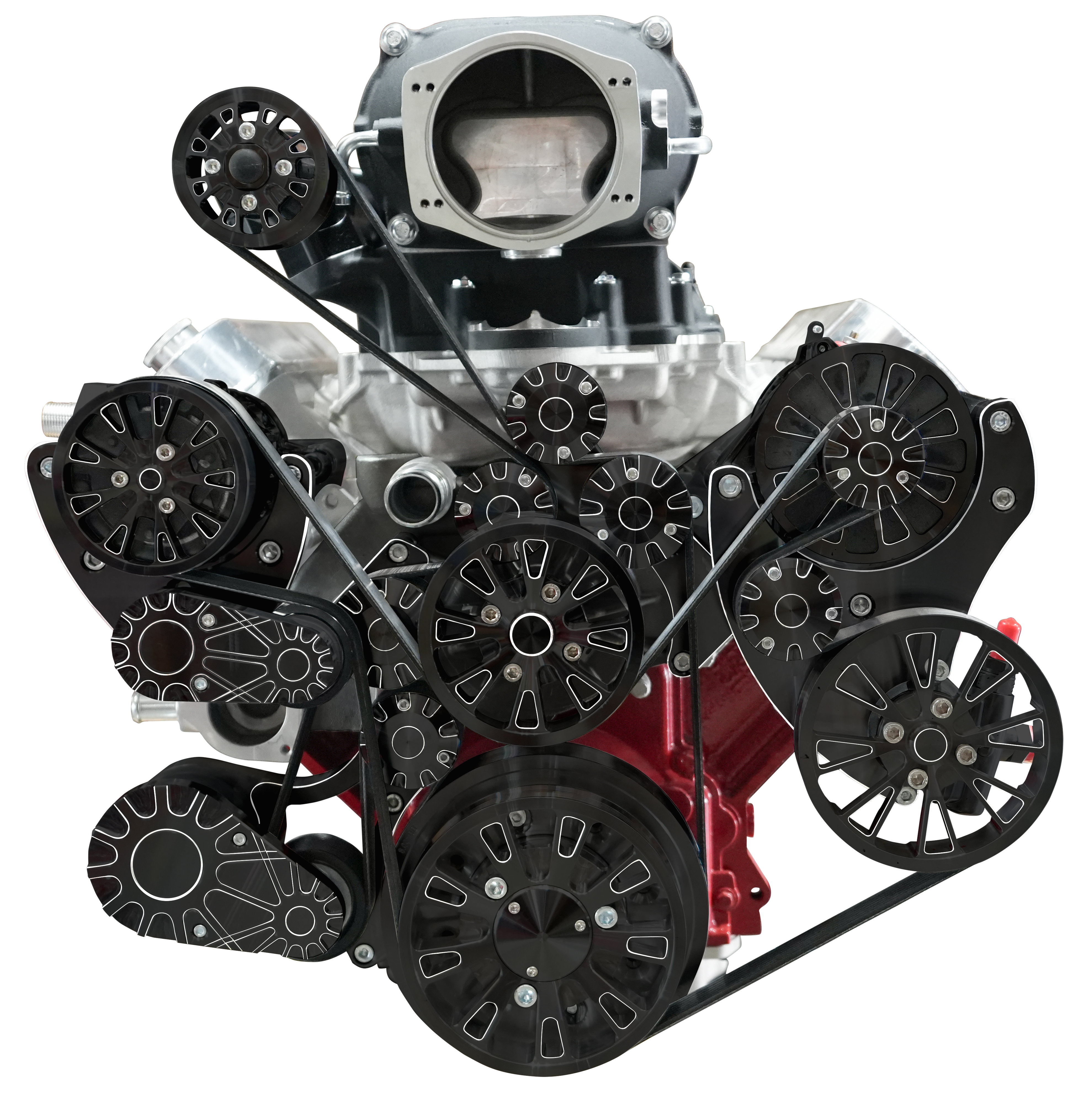 Chevy LS Reaper - WHipple Chevy LS Whipple Supercharged Reaper Serpentine System