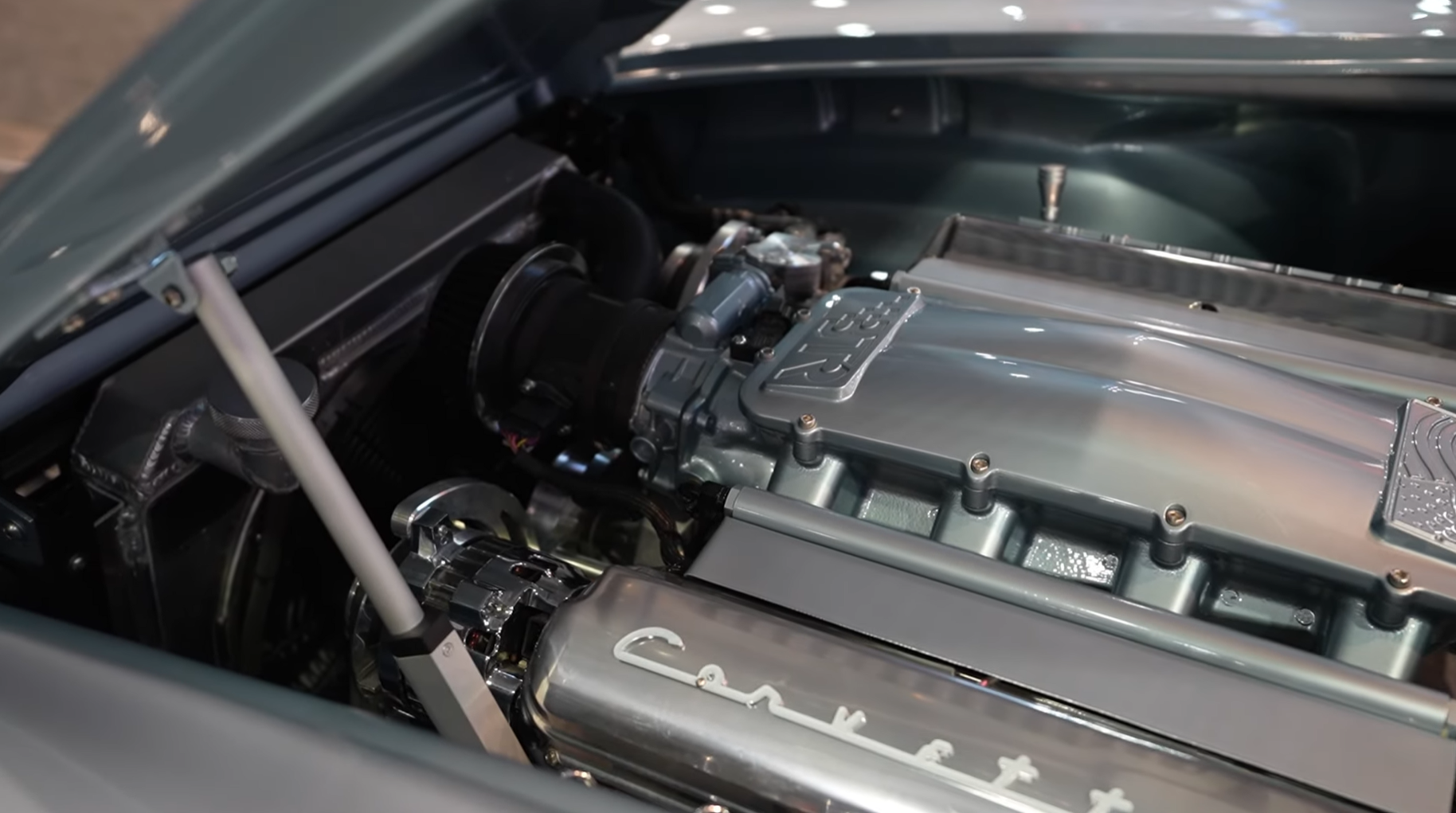 1958 C1 Corvette at SEMA LS 427