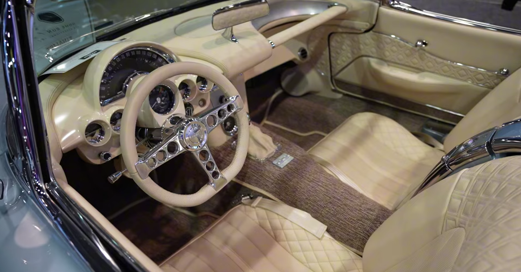 1958 C1 Corvette at SEMA Interior