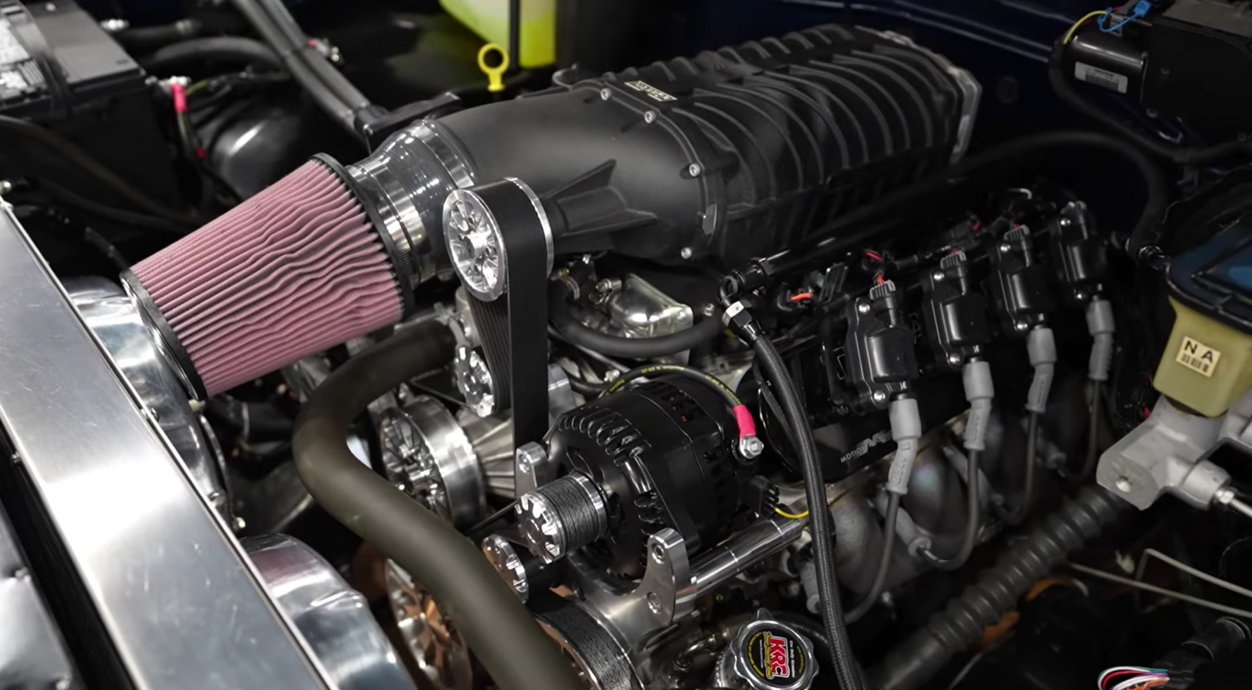 Mike Finnegan's OBS Chevy LS Harrop TVS 2650 Supercharger with CVF Reaper Serpentine