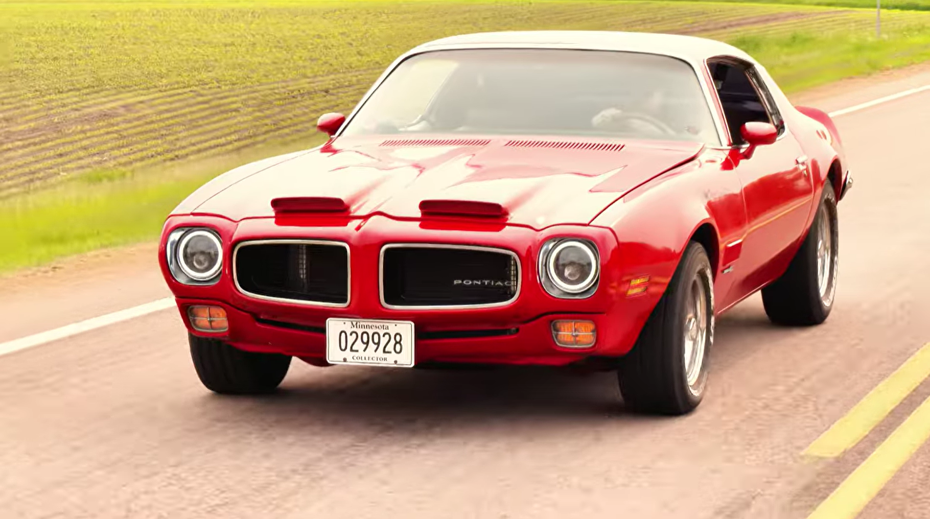 Red 1970 Pontiac Firebird