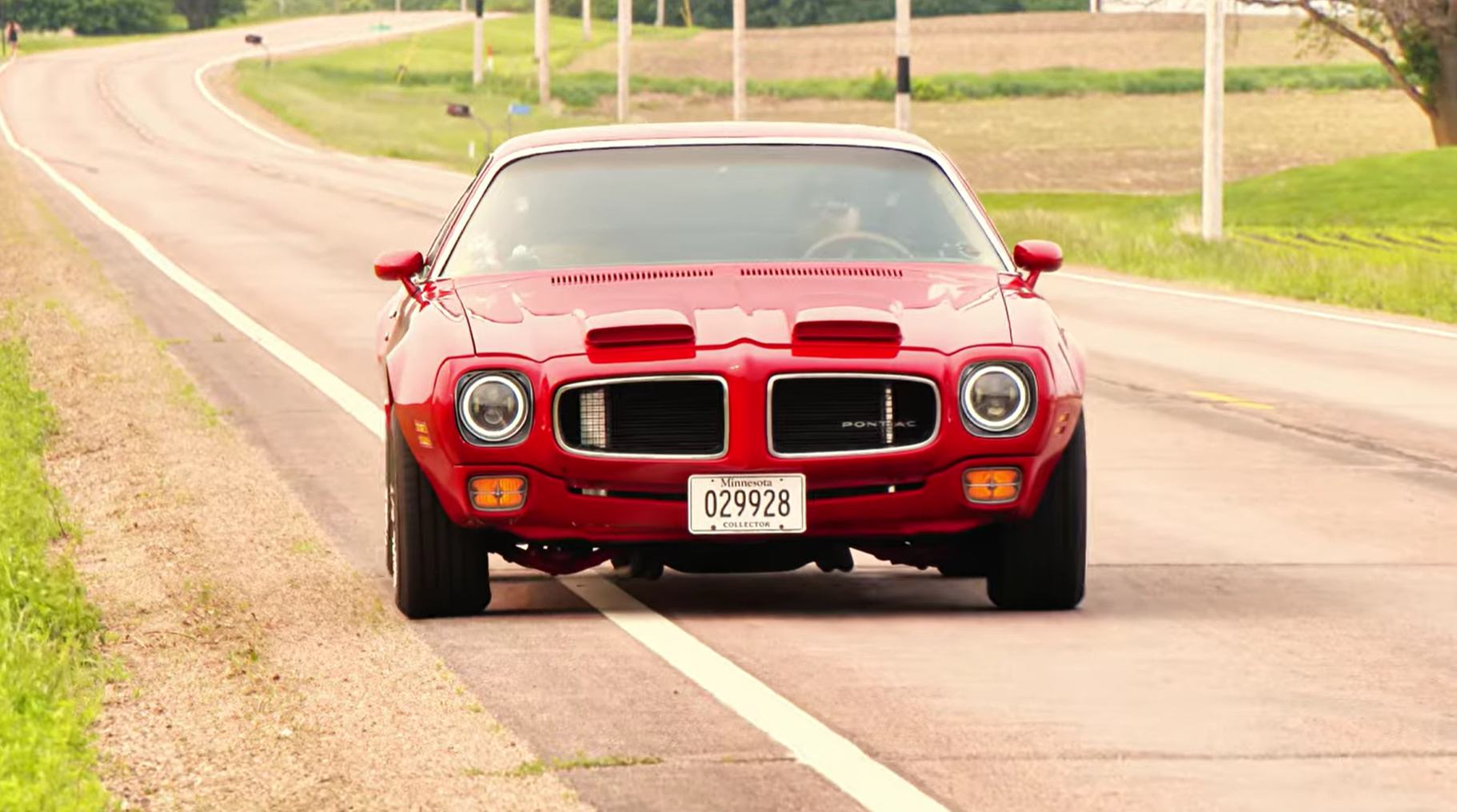 Red 1970 Pontiac Firebird 400