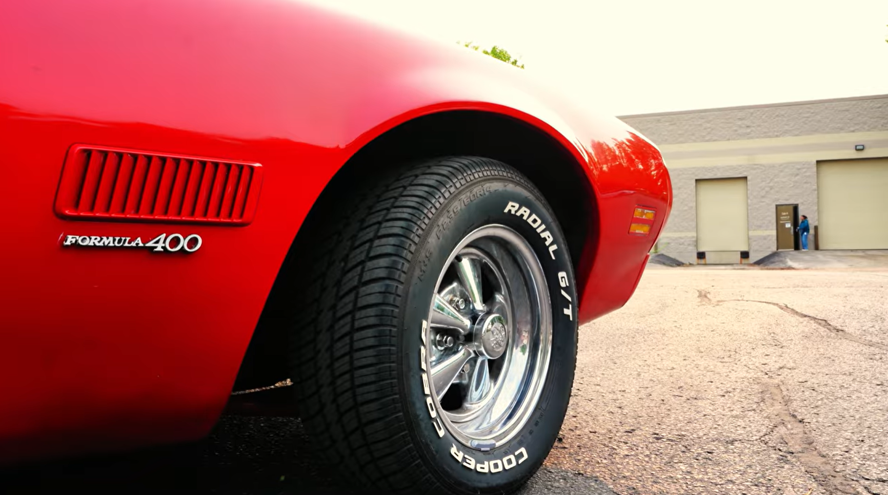 Red 1970 Pontiac Firebird 400