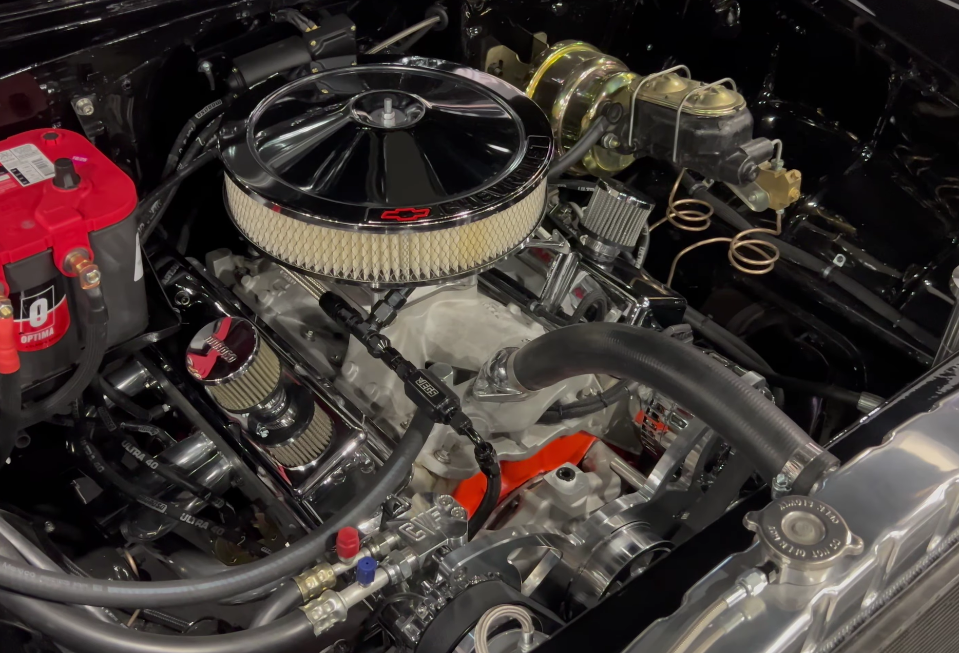 400 SBC Wraptor Serpentine System Bill Hoskinson 55 Chevy